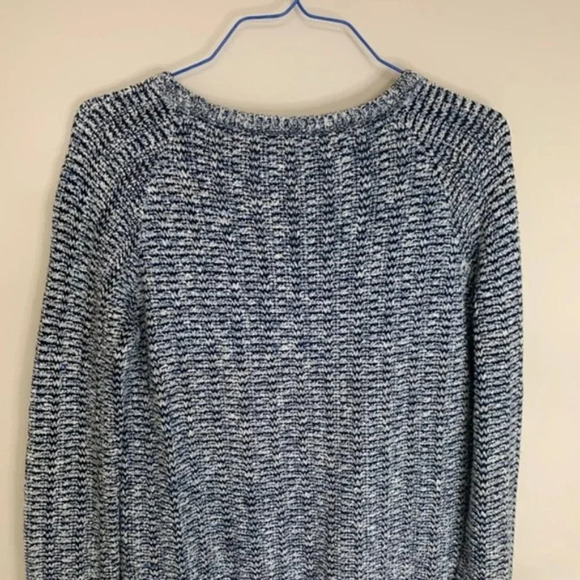 Barbour Blue and White Crew Neck Sweater - Picture 6 of 12